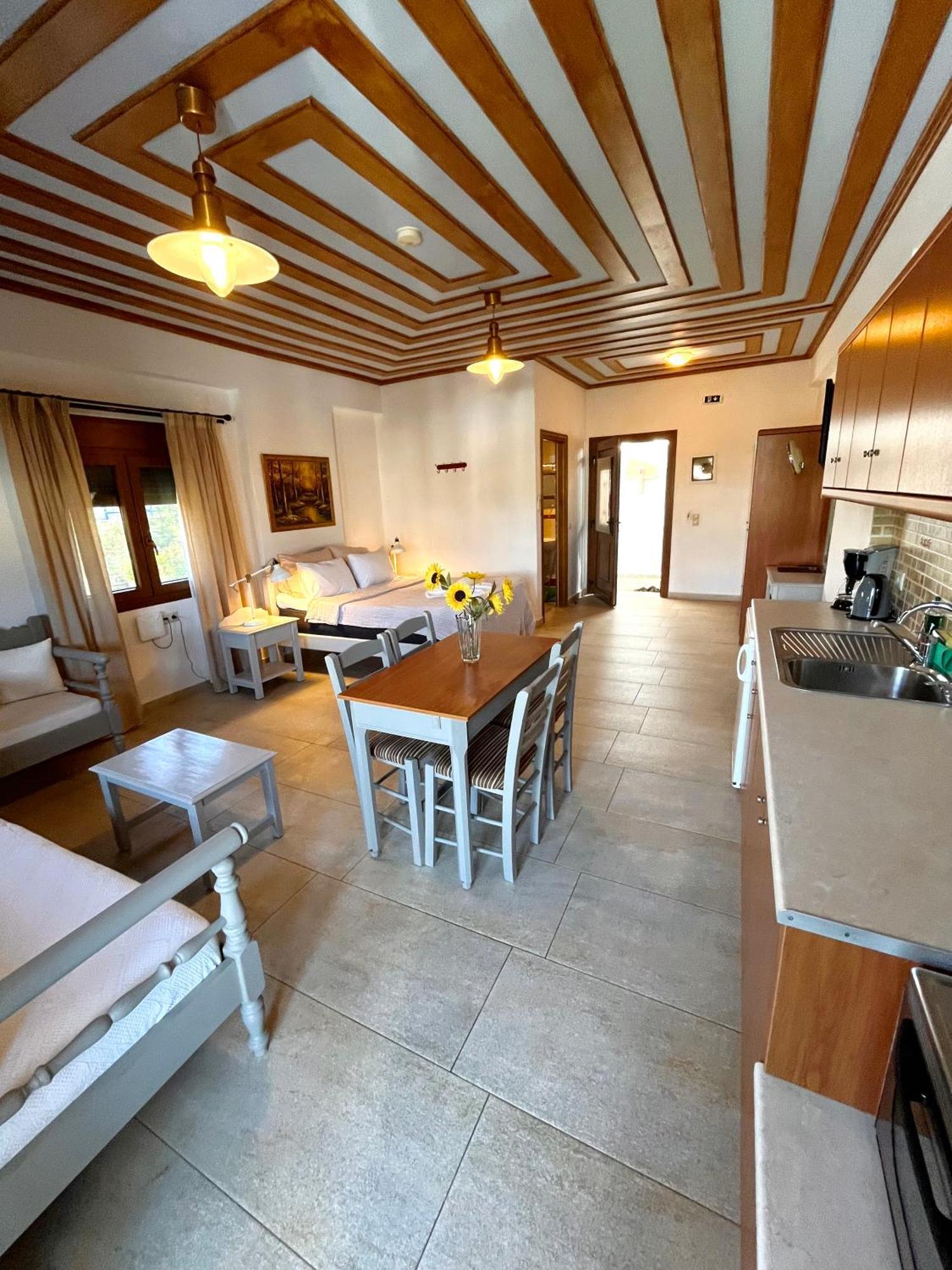 Pantheon Apartments & Studios Marathokampos Exterior photo